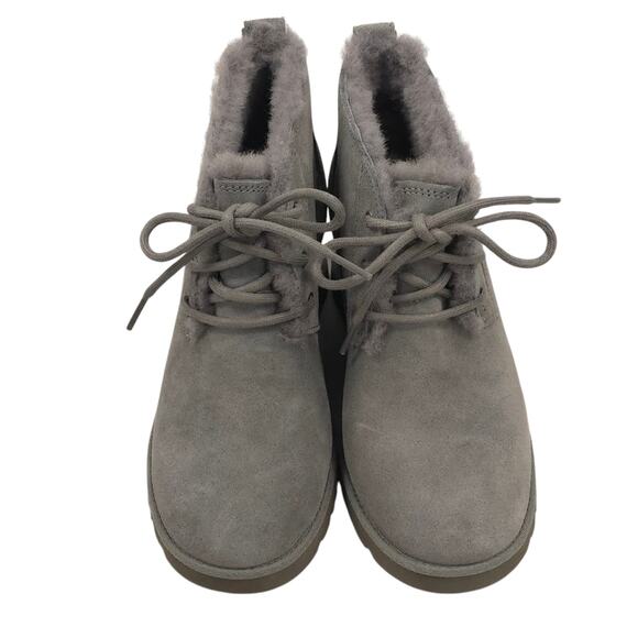 NWOT UGG Classic Femme Lace Wedge Booties - Picture 2 of 9